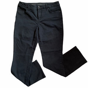 Chicos Jeans Black Girlfriend Straight Leg So Slim